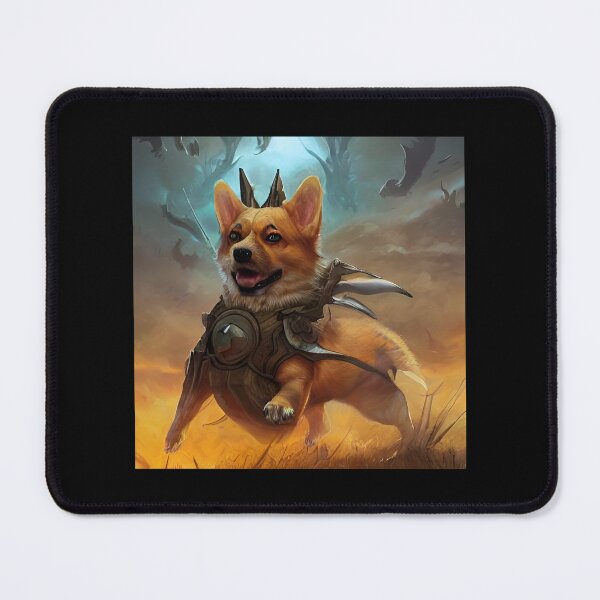 Item preview, AI Generated Art, War Corgi designed and sold by RabbitHoleMI.