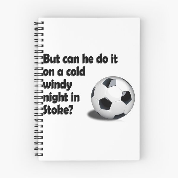 Item preview, But can he do it on a cold windy night in Stoke? designed and sold by Ay Up  Duck Designs.