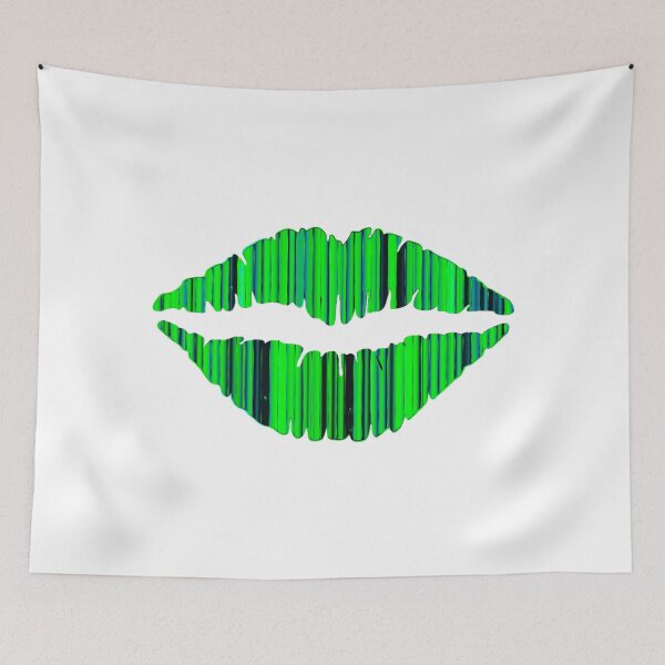 Item preview, Green Lips design designed and sold by Dven-Clothes.