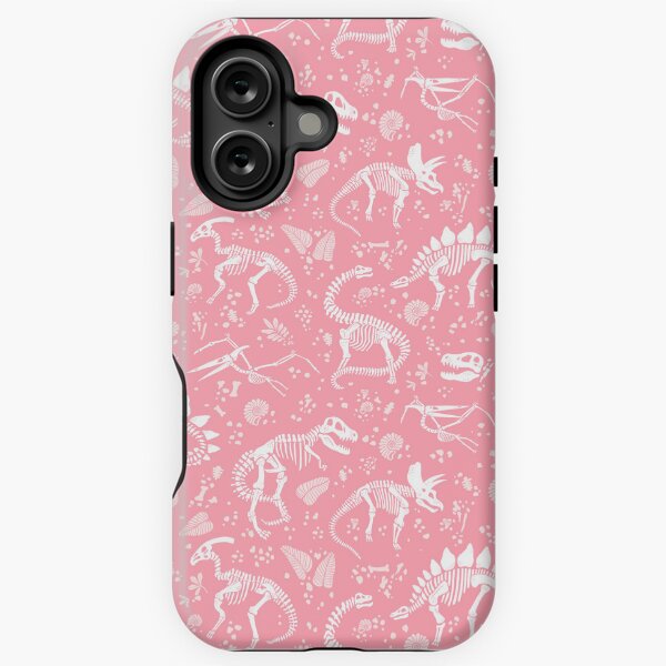 Artikel-Vorschau von Ausgegrabene Dinosaurierfossilien in Bonbonpink, designt und verkauft von latheandquill.