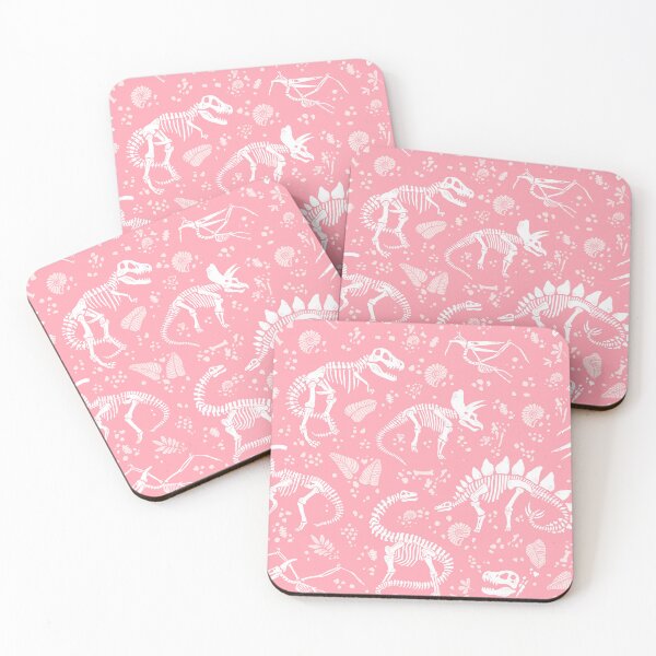 Item preview, Excavated Dinosaur Fossils in Candy Pink designed and sold by latheandquill.