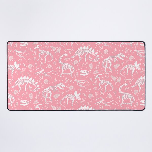 Aperçu de l'œuvre Fossiles de dinosaures exhumés en rose bonbon créée et vendue par latheandquill.