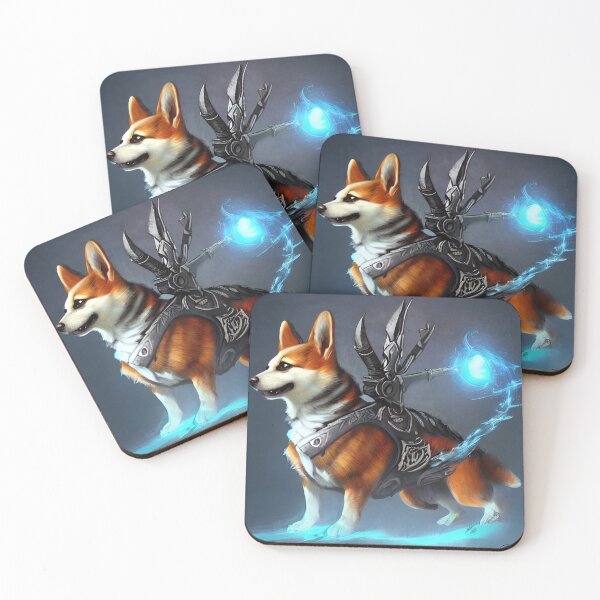 Item preview, AI Generated Art, War Corgi designed and sold by RabbitHoleMI.