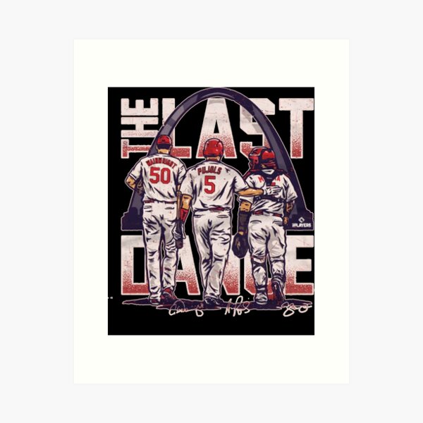 18x24 Wainwright, Pujols & Yadier Molina artwork print