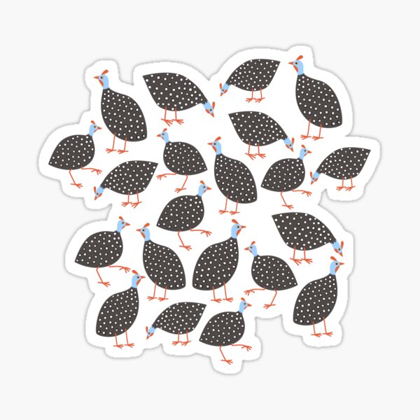 Item preview, Guinea Hens Pink designed and sold by squirrell.