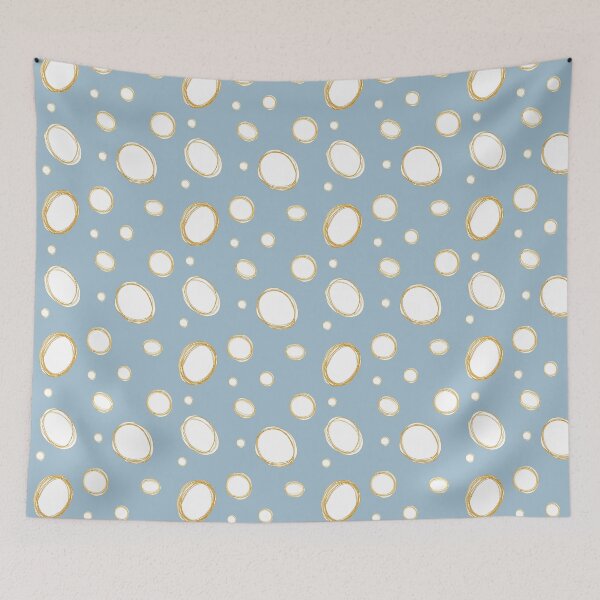 Item preview, Sea Bubbles - Blue and White designed and sold by clairesalisbury.