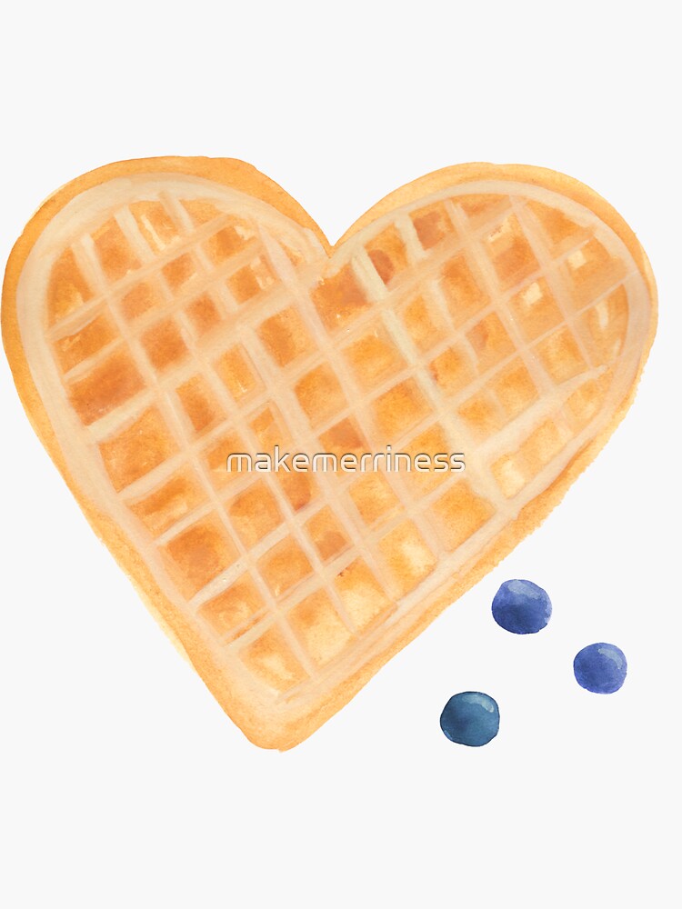 I Love You A Waffle Lot by makemerriness