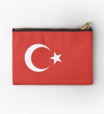 Turquie, drapeau turc, croissant de lune, étoile, pur et simple Pochette