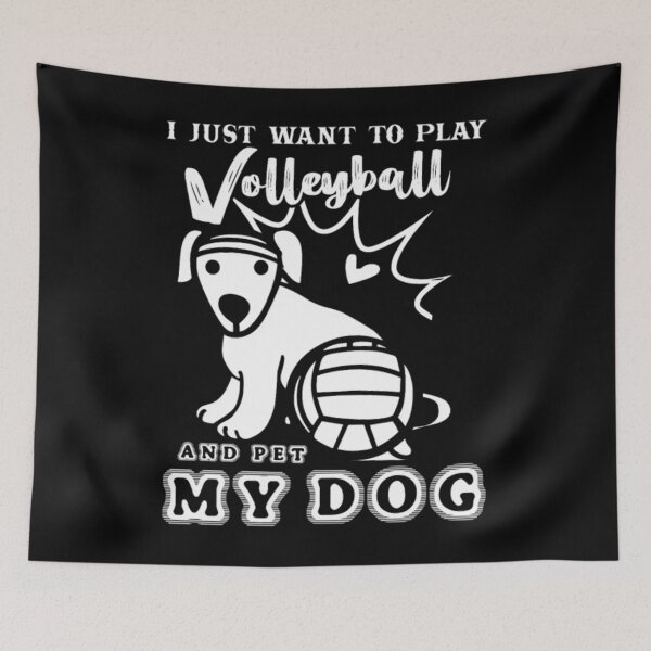 Item preview, Play Volleyball And Pet My Dog designed and sold by pudlikchww.