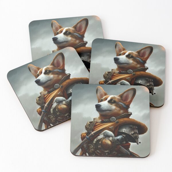 Item preview, AI Generated Art, War Corgi designed and sold by RabbitHoleMI.