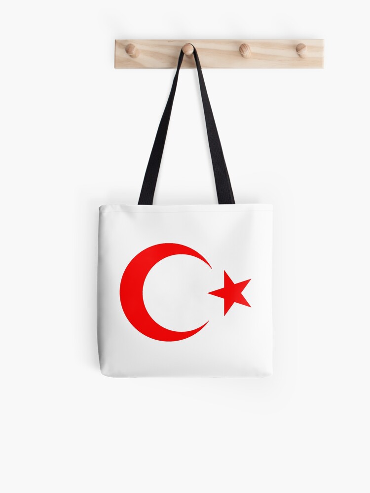 Halbmond Und Stern Rot Turkei Flagge Der Turkei Turkische Flagge Stern Pure Simple Stofftasche Von Tomsredbubble Redbubble