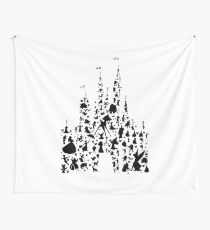Charakter Schloss inspiriert Silhouette Wandbehang