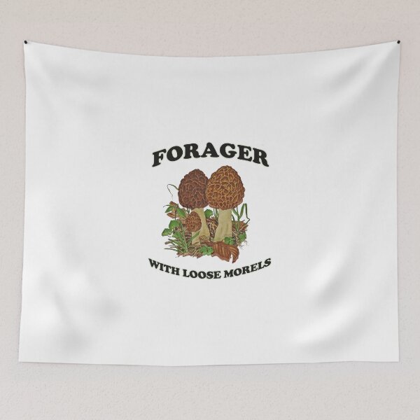 Item preview, Forager With Loose Morels ! designed and sold by thegayfunguy.