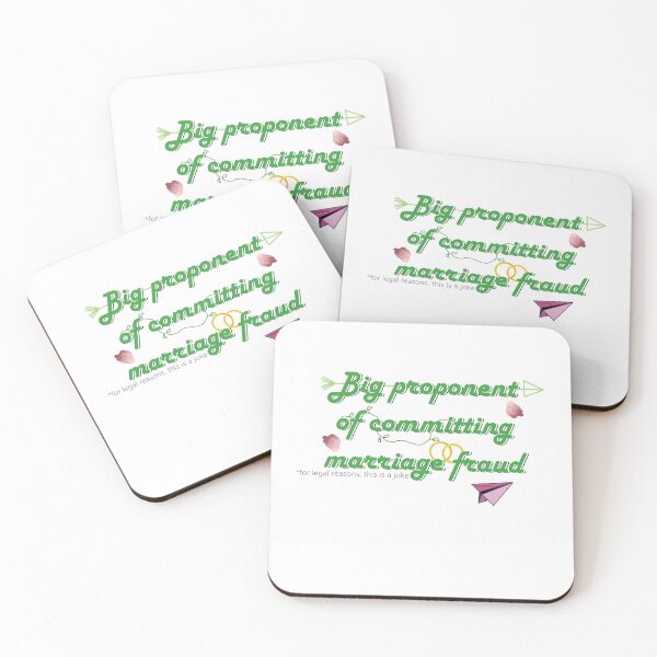 Item preview, Marriage fraud joke designed and sold by Tea vee.