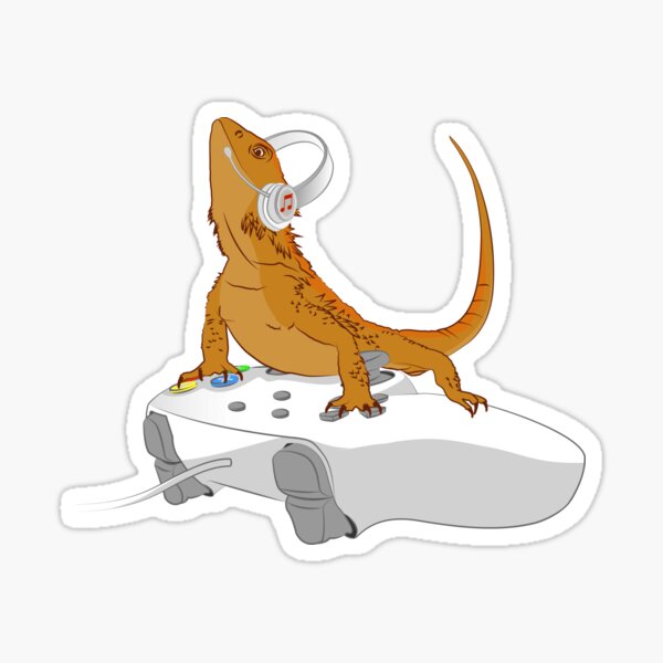 Item preview, Bearded Dragon Playing Video Games Funny Beardie Lover And Gamer designed and sold by BCreative4U.