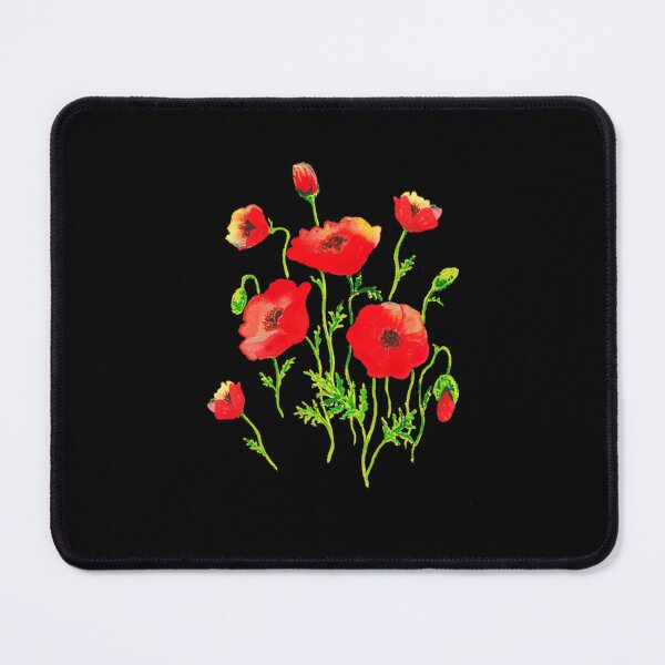 Item preview, playful poppy flowers irina sztukowski transparent designed and sold by pudlikchww.