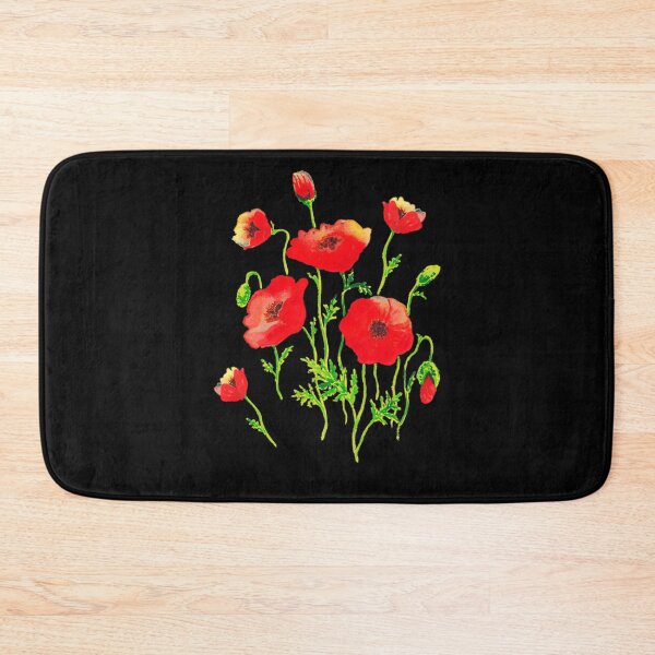 Item preview, playful poppy flowers irina sztukowski transparent designed and sold by pudlikchww.