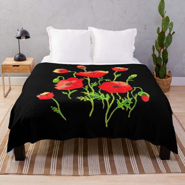 Item preview, playful poppy flowers irina sztukowski transparent designed and sold by pudlikchww.
