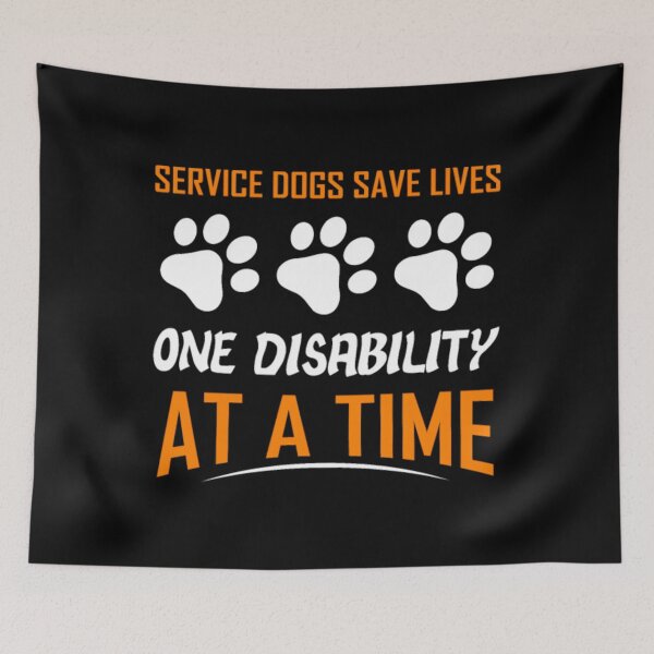 Item preview, Service Dogs Save Lives One Disability At A Time designed and sold by denajdcacereu.