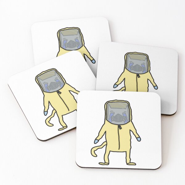 Item preview, Sad Cat in Hazmat Suit designed and sold by JSGB.