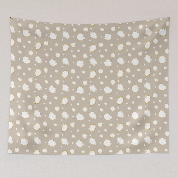 Item preview, Sea Bubbles - Grey and White designed and sold by clairesalisbury.