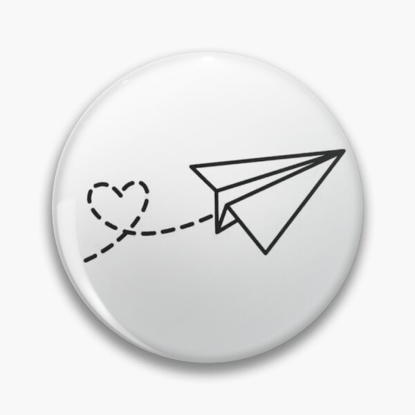 Item preview, Airplane Heart Loop Sticket designed and sold by zfree-art.