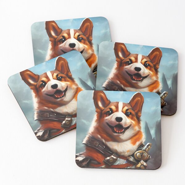 Item preview, AI Generated Art, War Corgi designed and sold by RabbitHoleMI.