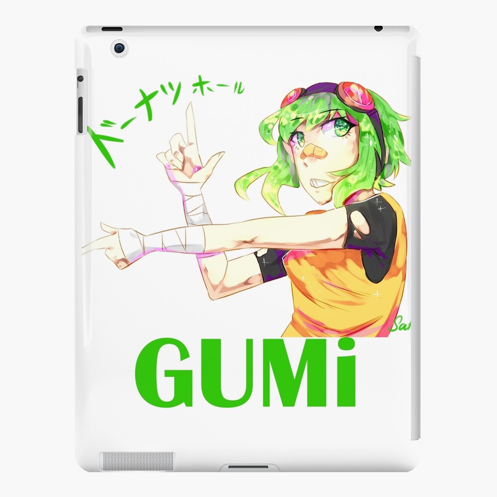 Megpoid Gumi Donut Hole Anime Vocaloid Ipad Case Skin By Colorwolf Redbubble