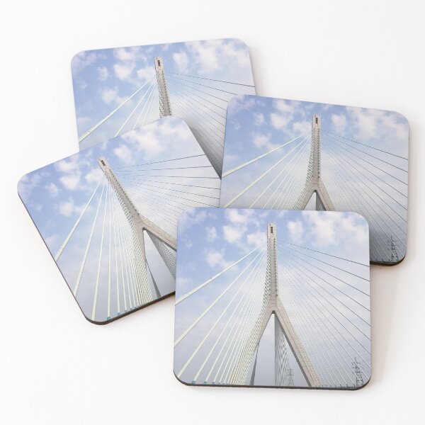 Item preview, Crossing the Cable Bridge Photographic Print designed and sold by TastyTonic.