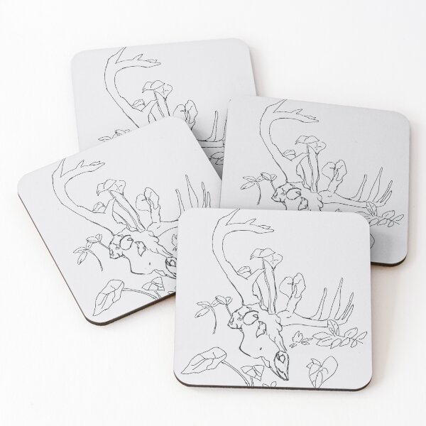 Item preview, Deer Skull Line Art designed and sold by 111cloud111.