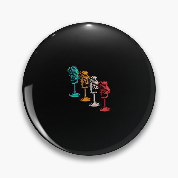 Item preview, retro microphone mic vintage musician singing gift thomas larch transparent designed and sold by brokgoingsa.