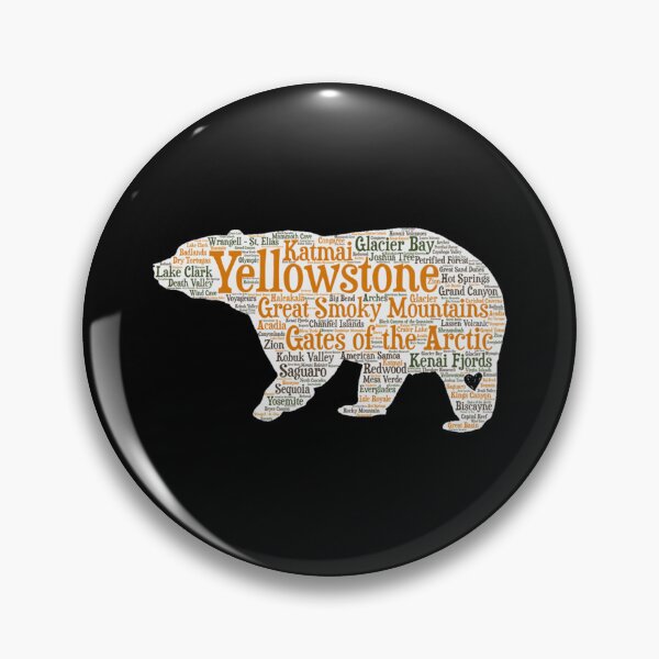 Item preview, National Parks Bear - Lists all 59 National Parks   designed and sold by NileTeez.