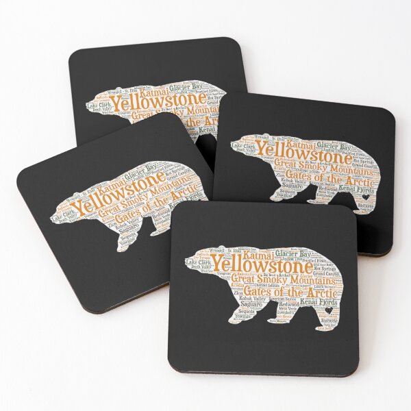 Item preview, National Parks Bear - Lists all 59 National Parks   designed and sold by NileTeez.