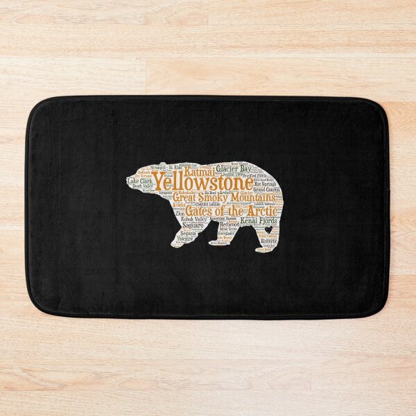 Item preview, National Parks Bear - Lists all 59 National Parks   designed and sold by NileTeez.