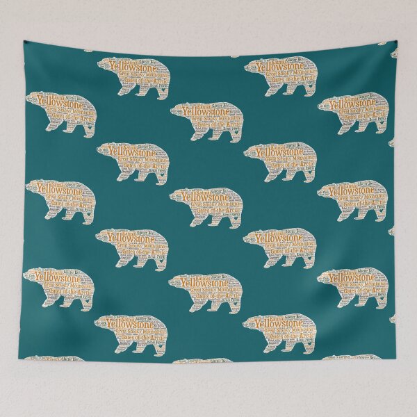 Item preview, National Parks Bear - Lists all 59 National Parks   designed and sold by NileTeez.