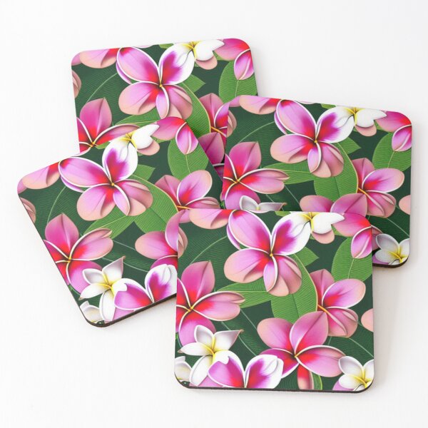 Item preview, Pretty pink frangipanis designed and sold by FGCART.