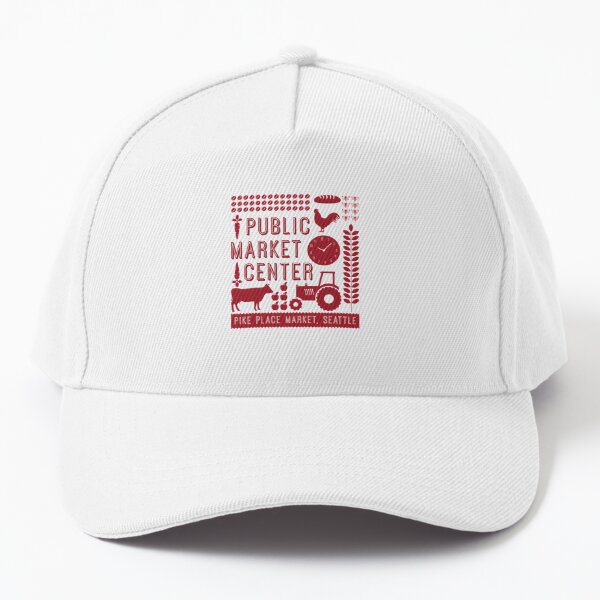 Pike Place Fish Market - Gray Mesh Trucker Hat