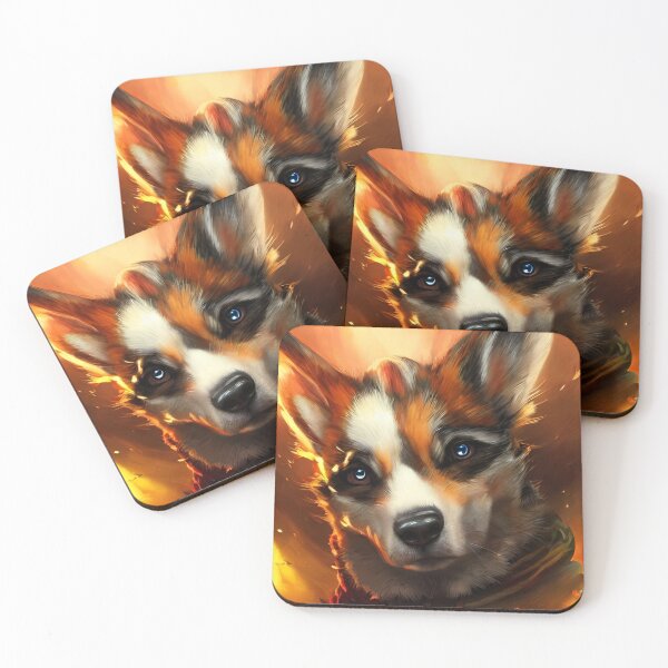 Item preview, AI Generated Art, War Corgi designed and sold by RabbitHoleMI.