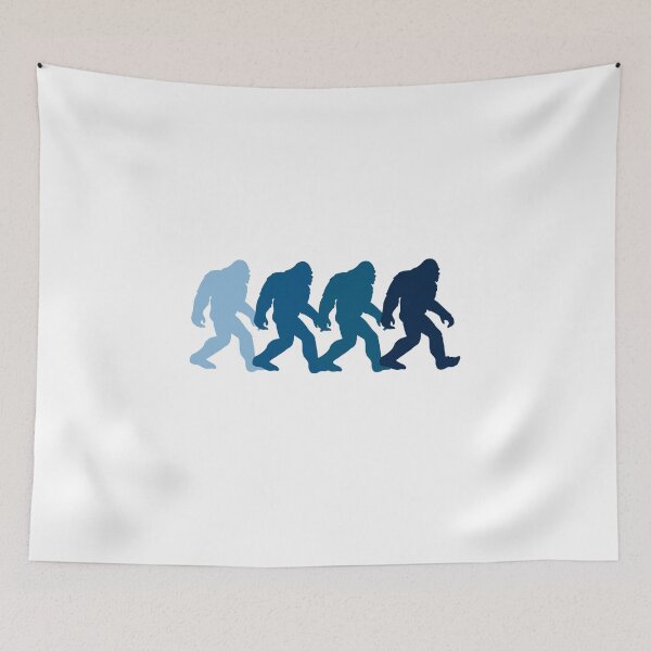 Item preview, Bigfoot Silhouette Retro Pop Art Sasquatch Graphic T-Shirt designed and sold by Habituzz Brand.