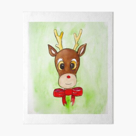 Item preview, Christmas Rudolph Reindeer  designed and sold by PaintedbyCarol.