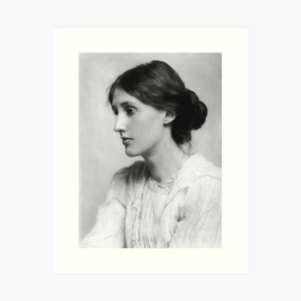 Item preview, Virginia Woolf - black and white designed and sold by savantdesigns.