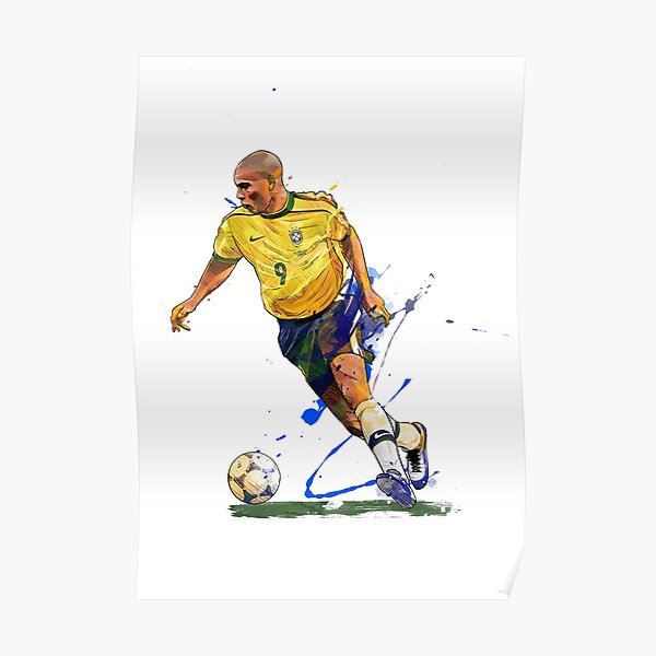 : YENCHEN Ronaldo Nazario Football Player Poster (12