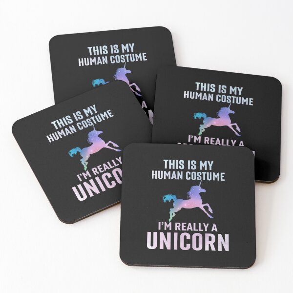 Item preview,  This Is My Human Costume I'm Really A Unicorn  designed and sold by SimplyCosmic11.