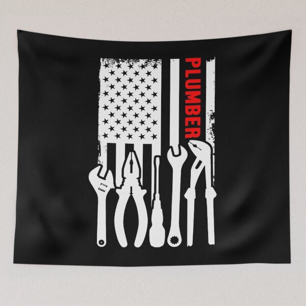 Item preview, plumber american flag plumbing profession job gift thomas larch transparent designed and sold by pudlikchww.