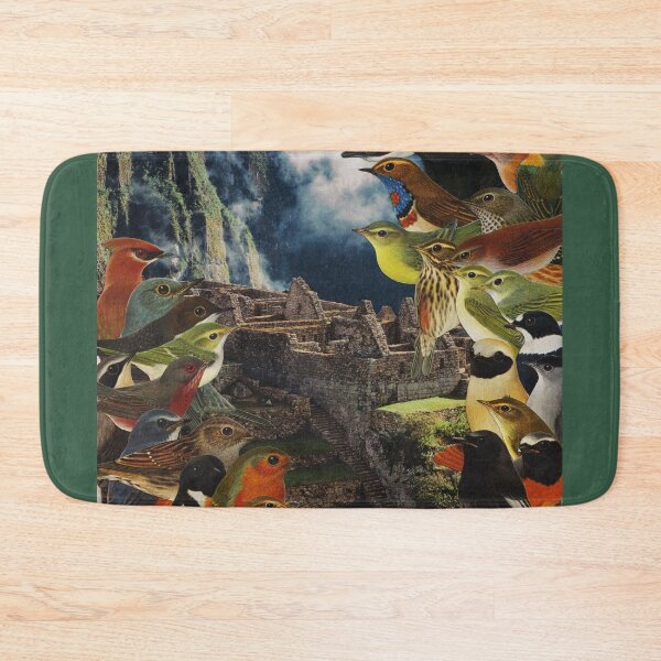 Item preview, Surreal handmade collage "Machu Picchu Birds" designed and sold by Everna-more.