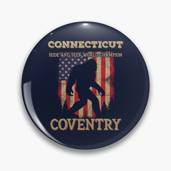 Item preview, Connecticut Coventry Bigfoot USA Flag Sasquatch lovers   designed and sold by ciartwork.