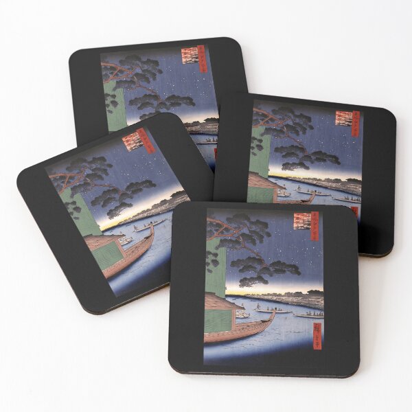 Artikelvorschau, Pine of Success und Oumayagashi, Asakusa River, Utagawa Hiroshige Classic entworfen und verkauft von badopriha1.