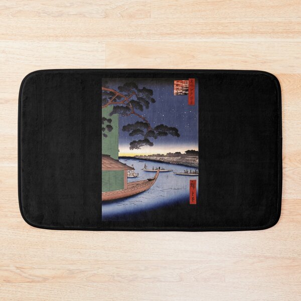 Item preview, Pine of Success and Oumayagashi, Asakusa River, Utagawa Hiroshige Classic  designed and sold by badopriha1.