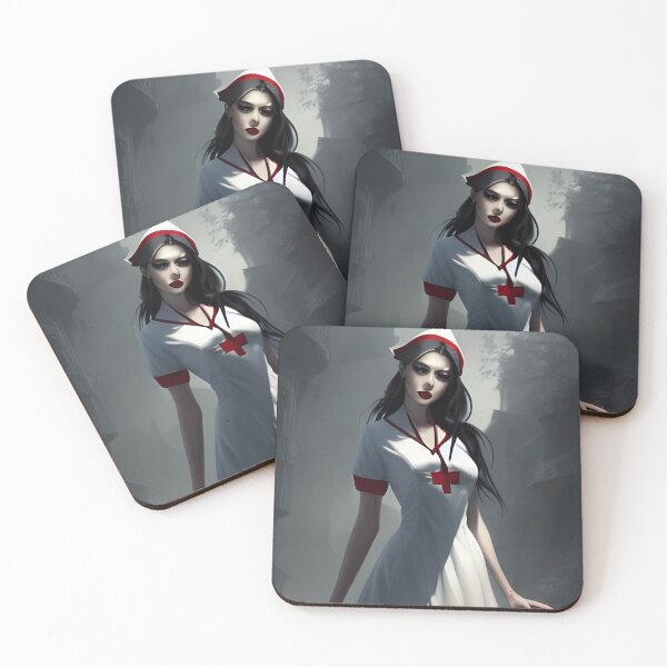 Item preview, Beautiful Vampire Nurse Alluring Seductress Mesmerizing Artwork designed and sold by Eliteijr.