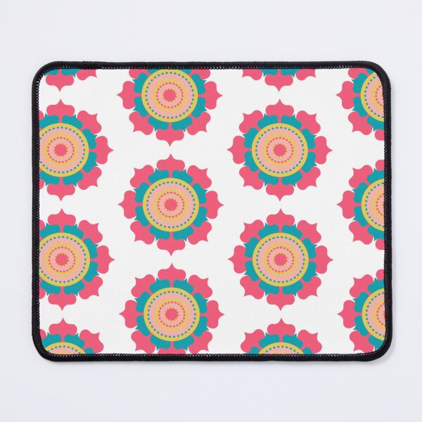 Item preview, Colourful flower button designed and sold by goldennrosess.